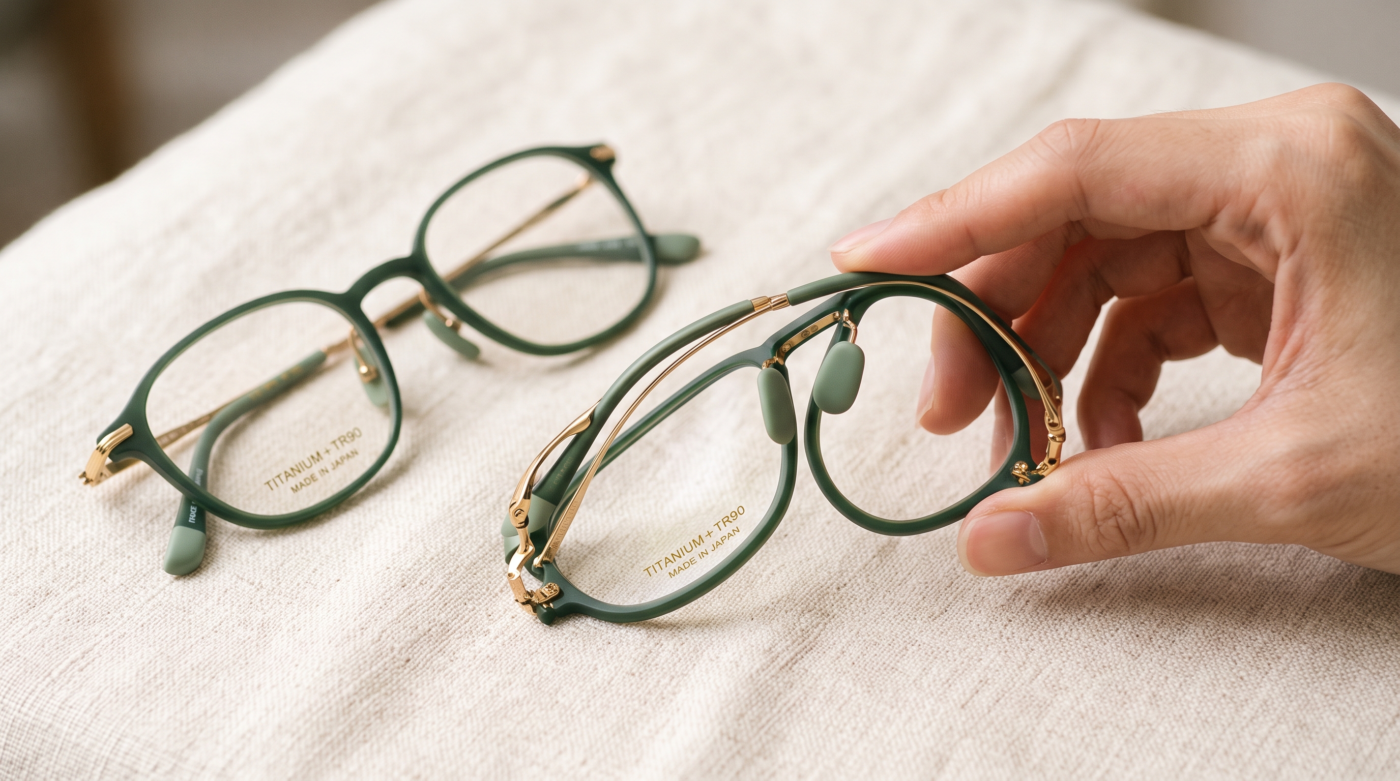 Lightweight & Flexible Eyeglass Frames