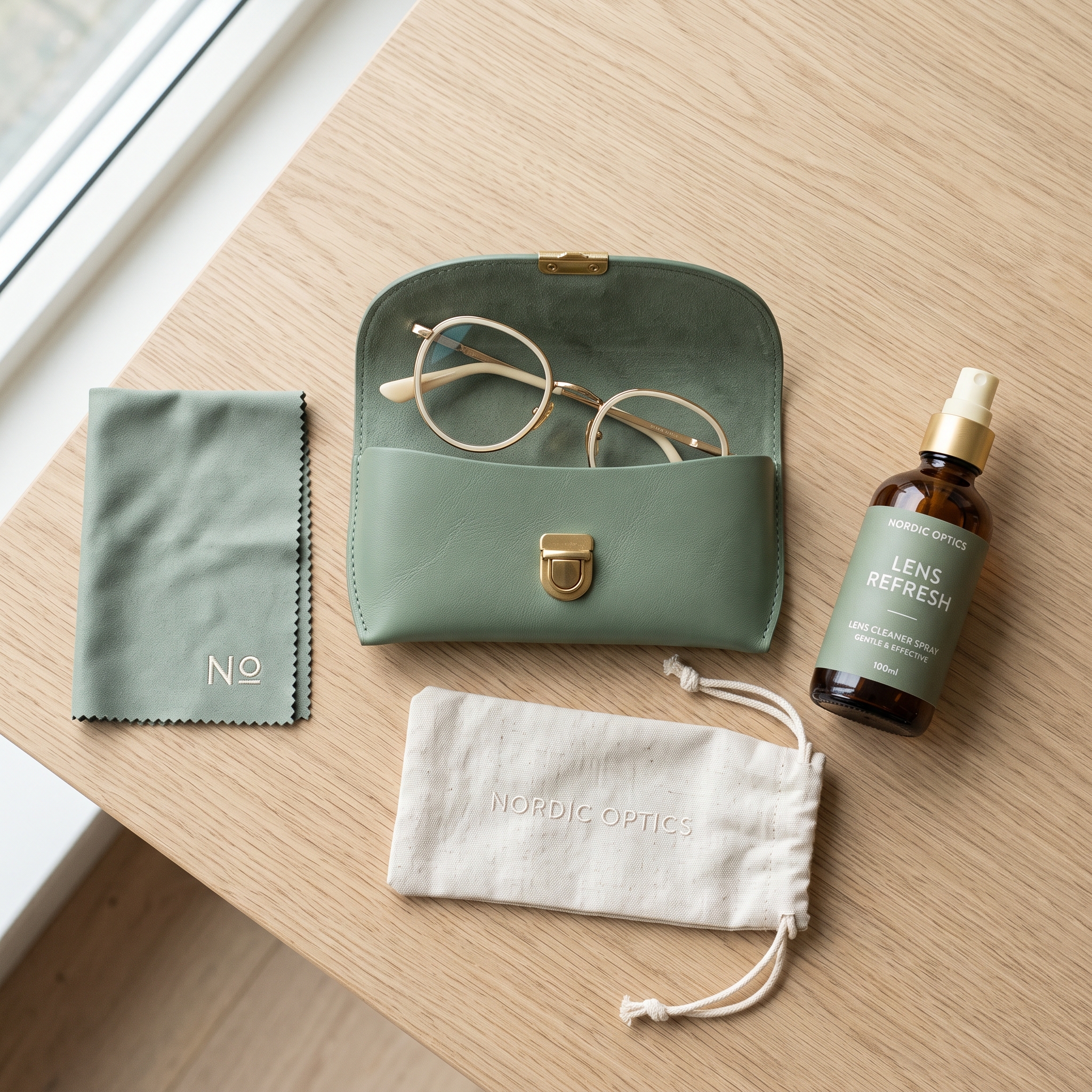 Eyeglass care kit