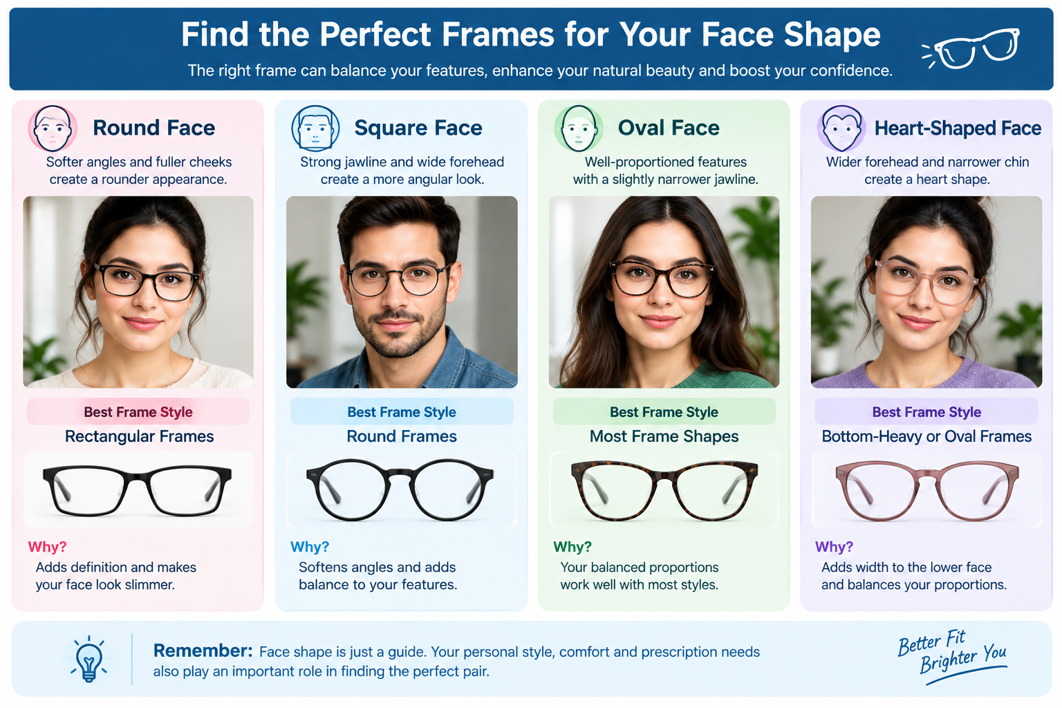 Face shape guide