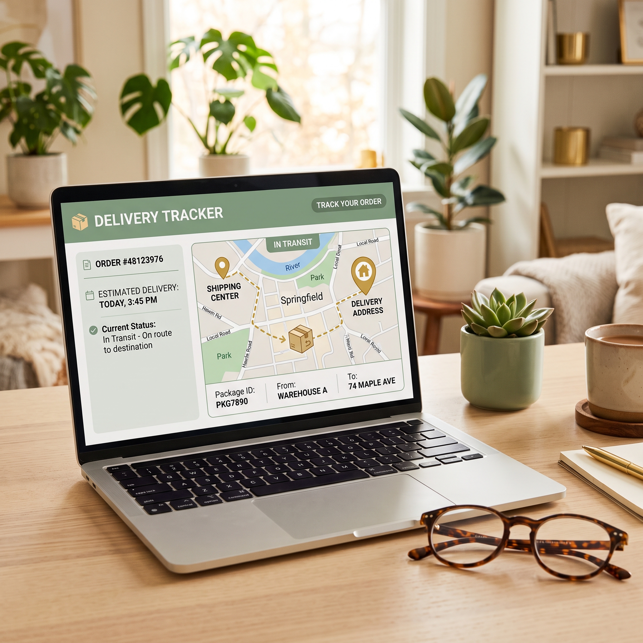 Track your order online